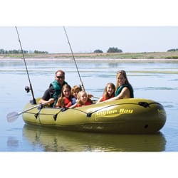 Airhead Angler Bay PVC Inflatable Hunter Green Kayak 66.5 in. W X 104 in. L