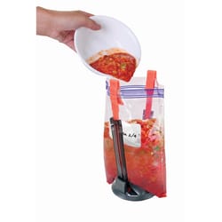 Jokari Black/Red ABS Plastic Baggy Opener