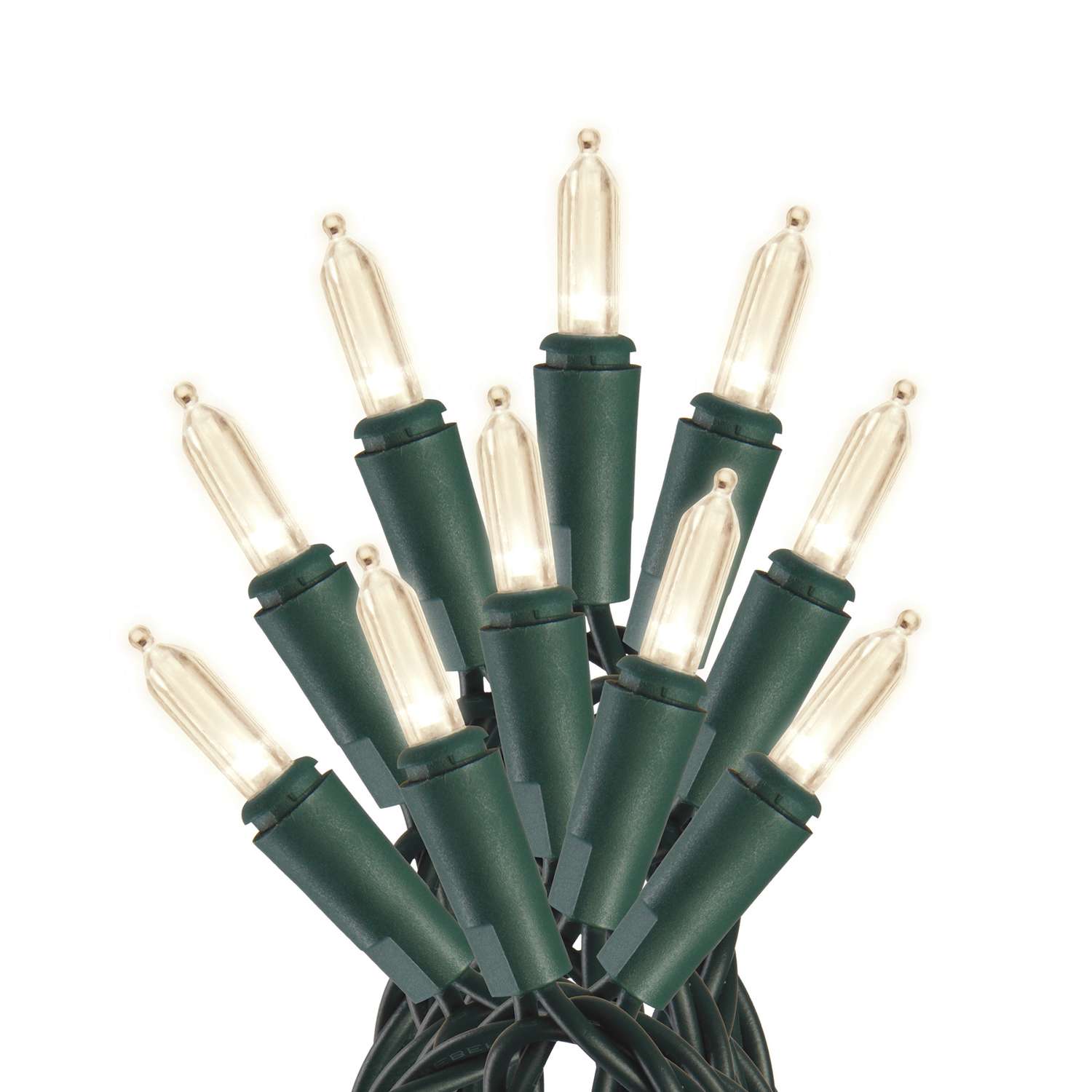 Celebrations Staylit LED Mini Clear/Warm White 100 count String Lights