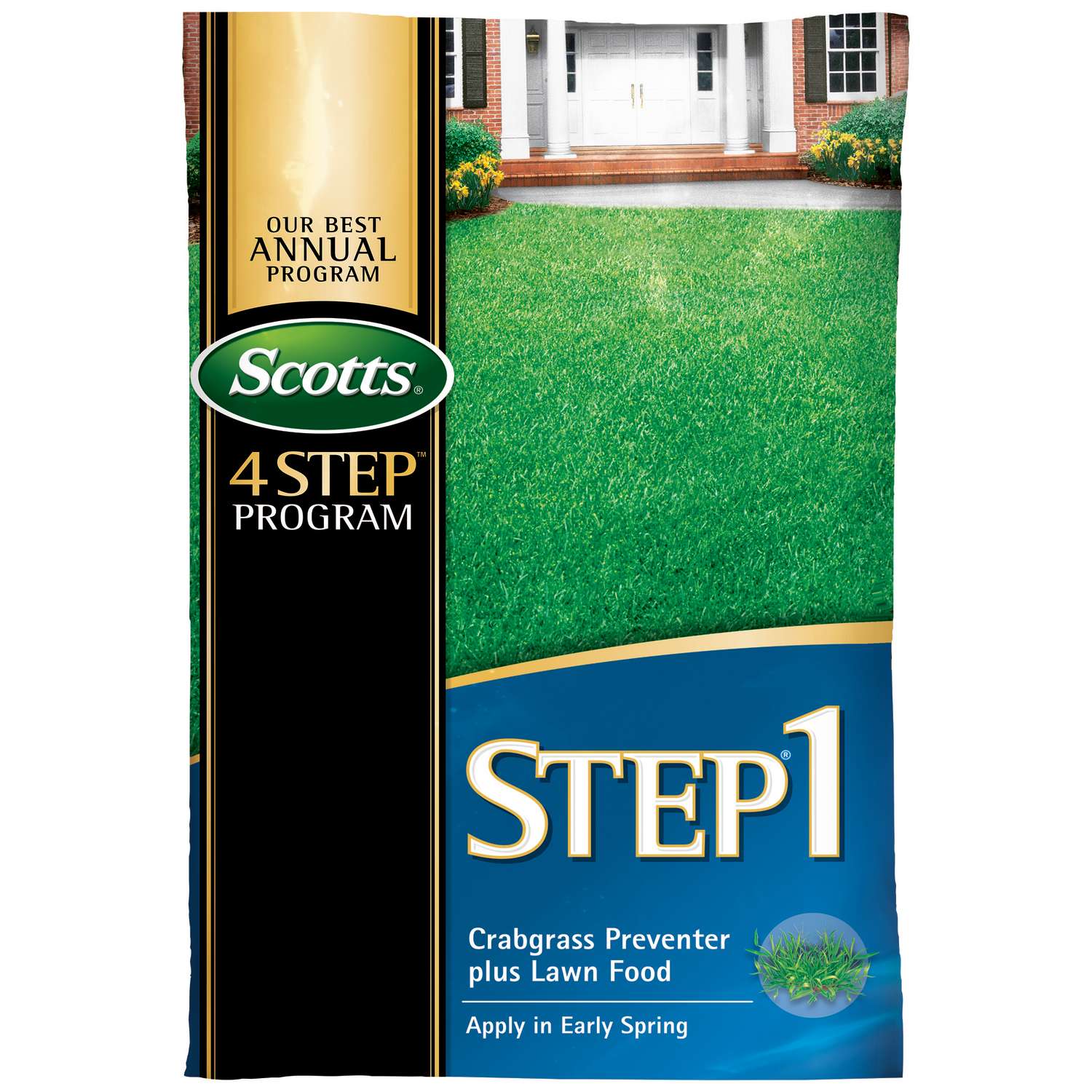 Scotts Step 1 Crabgrass Preventer Annual Program Lawn Fertilizer For