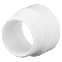 Charlotte Pipe Schedule 40 1-1/2 in. Hub X 1-1/2 in. D Hub PVC 2-1/4 in. Trap Adapter 1 pk
