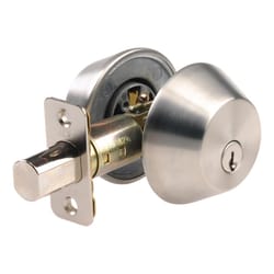 Ace Brushed Chrome Stainless Steel Double Cylinder Deadbolt