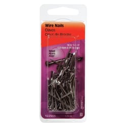 HILLMAN 16 Ga. X 1-1/4 in. L Bright Steel Wire Nails 1 pk 1.75 oz