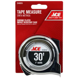 Ace 30 ft. L X 1 in. W Tape Measure 1 pk