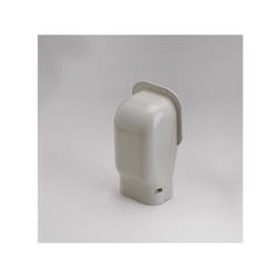 Slimduct Lineset Cover Wall Inlet 3.75 in. W Ivory