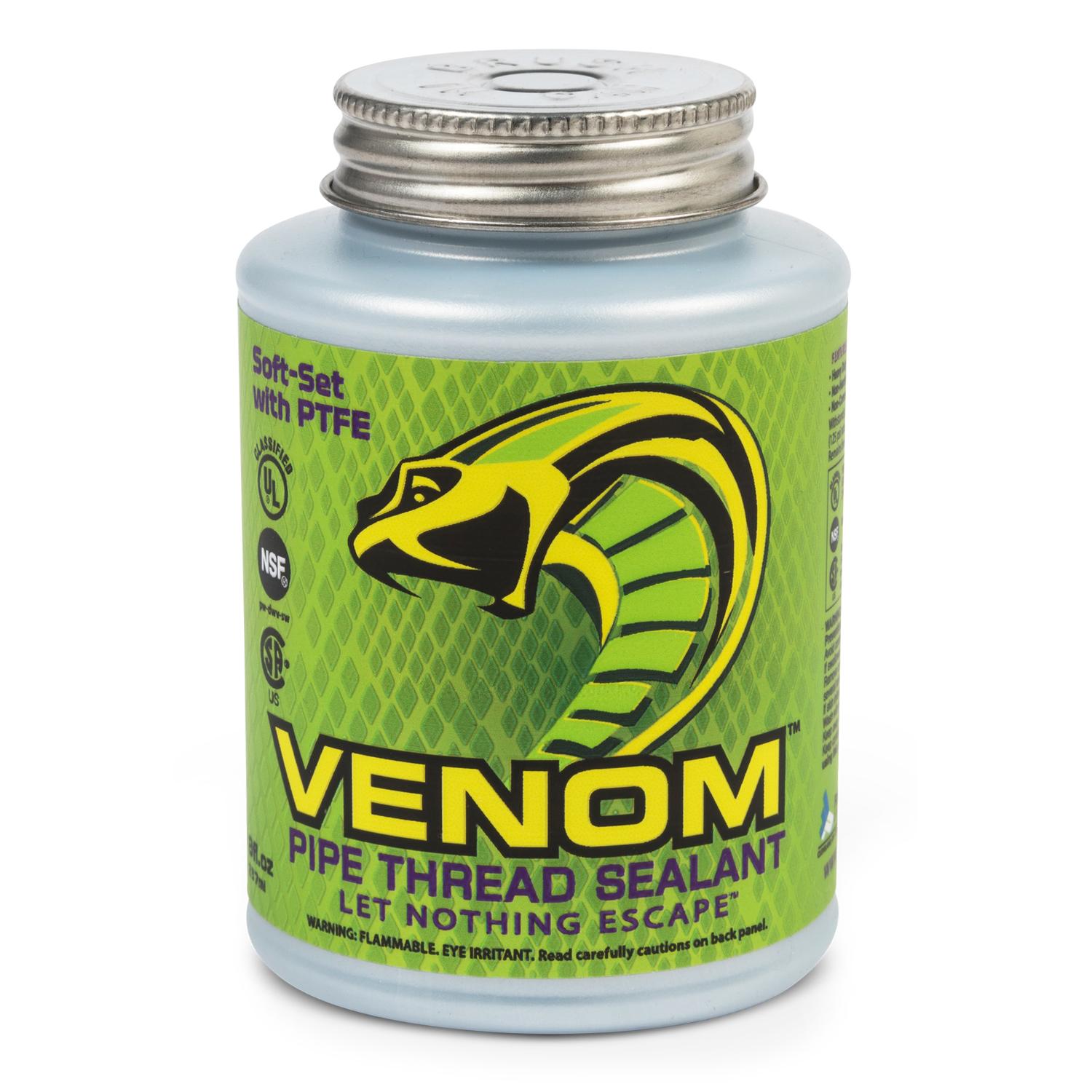 UPC 686081000308 product image for Gasoila Venom Natural Pipe Thread Compound 8 oz. | upcitemdb.com