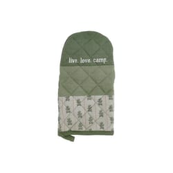 Pavilion We People Green Life Love Camp Cotton Oven Mitt