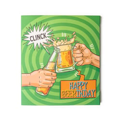 Two Left Fet Birthday Greeting Card