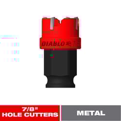 Diablo Steel Demon 7/8 in. Carbide Tipped 1/4 in. L Hole Cutter