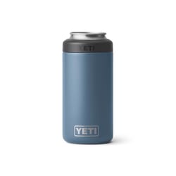 YETI Rambler 16 oz Nordic Blue BPA Free Colster Tall Can Insulator