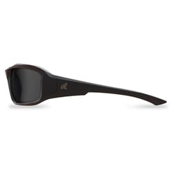 Edge Eyewear Brazeau Anti-Fog Wraparound Safety Glasses Smoke Lens Black Frame 1 pc