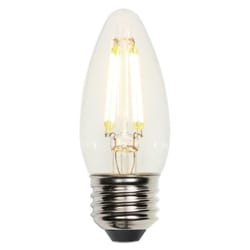Westinghouse B11 E26 (Medium) Filament LED Bulb Warm White 40 Watt Equivalence 2 pk
