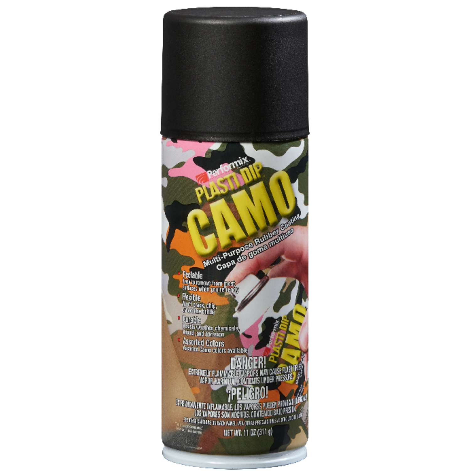 Plasti Dip Flat/Matte Camo Black Multi-Purpose Rubber Coating 11 oz oz ...