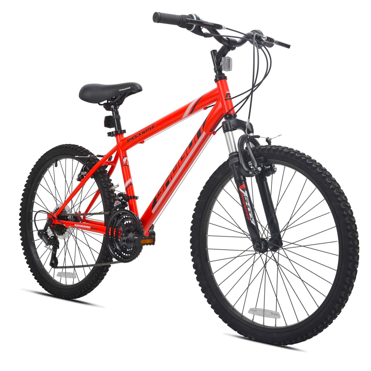 Shogun Men 24 in. D Hard-Tail Mountain Bicycle Orange Sansujyuku sansujyuku.com