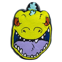 Buckle-Down Nickelodeon Multicolored Plush Rugrats Reptar Roar Face Squeaky Dog Toy 1 pk