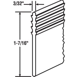 Prime-Line 1-7/16 in. W Clear Frameless Shower Door Bottom Seal