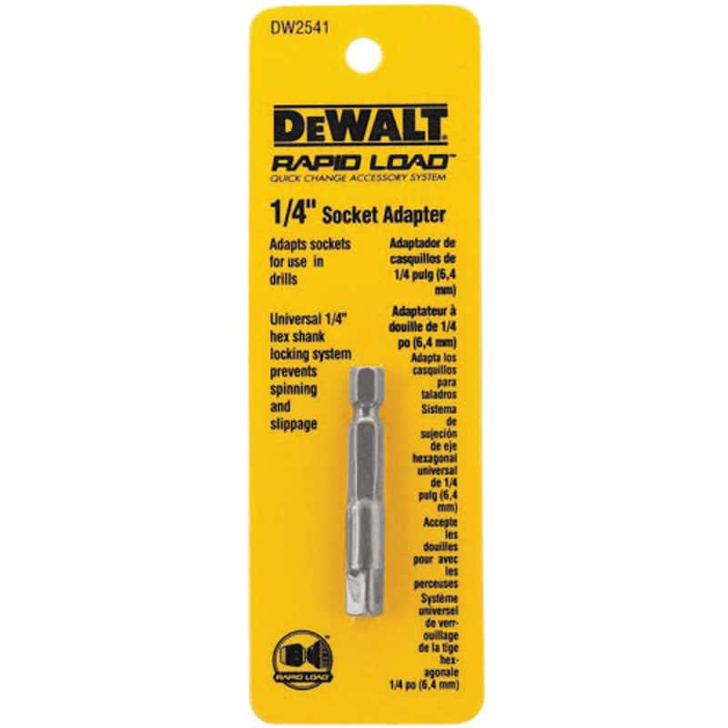 DeWalt Impact Ready 2 in. L x 1/4 in. drive Socket Adapter 1 pc. Ace