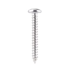 HILLMAN No. 6 X 1 in. L Phillips Pan Head Sheet Metal Screws 100 pk