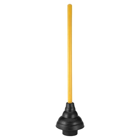 Korky Toilet Plunger with Holder 16 in. L X 6 in. D - Ritter Lumber