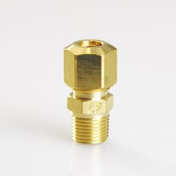 ATC 1/4 in. Compression X 1/8 in. D MPT Brass Connector