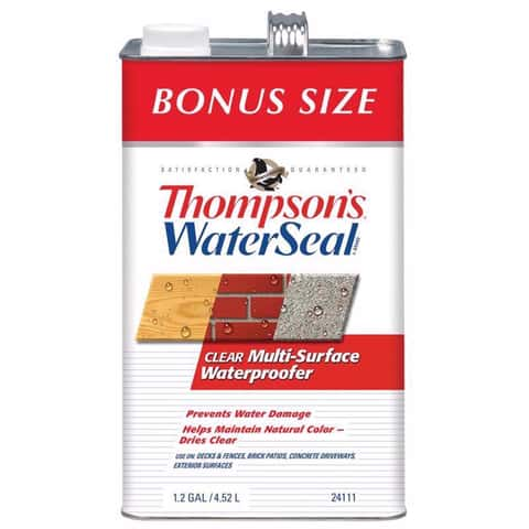 Thompson's WaterSeal Clear Water-Based MultiSurface Waterproofer Sealer, 12  Oz. - Brownsboro Hardware & Paint