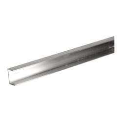 Boltmaster 0.0625 in. X 1/4 in. W X 48 in. L Mill Aluminum Trim Channel