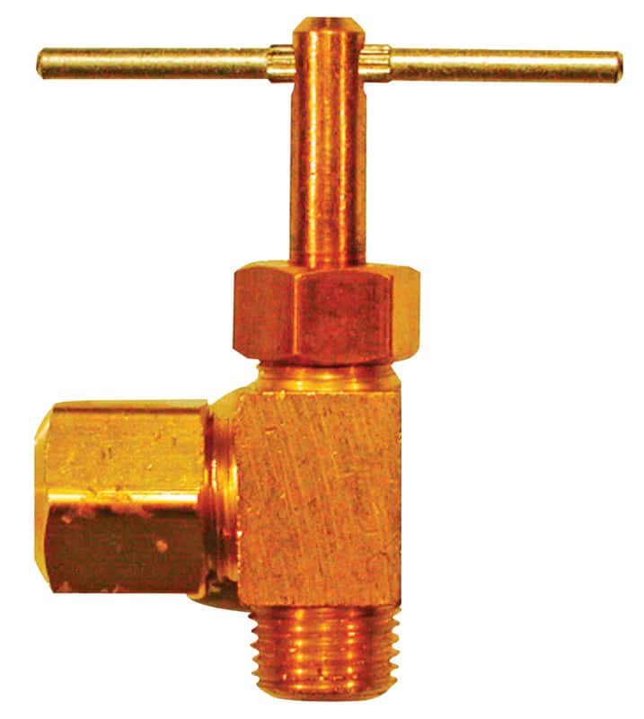 JMF 1/4 in. 1/8 in. Brass Angle Compression Valve Ace Hardware