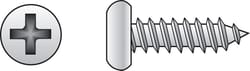 HILLMAN No. 10 Ga. X 2-1/2 in. L Phillips Pan Head Sheet Metal Screws 100 pk