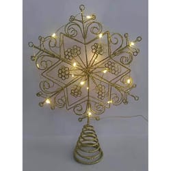 Celebrations LED Warm White Snowflake Tree Topper