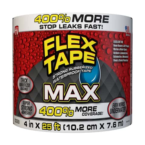 Flex Tape Rubberized Waterproof Tape, 8 inches x 5 feet, White