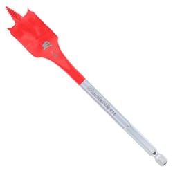 Diablo 7/8 in. X 6 in. L High Speed Steel Clean Wood Spade Bit Hex Shank 1 pk