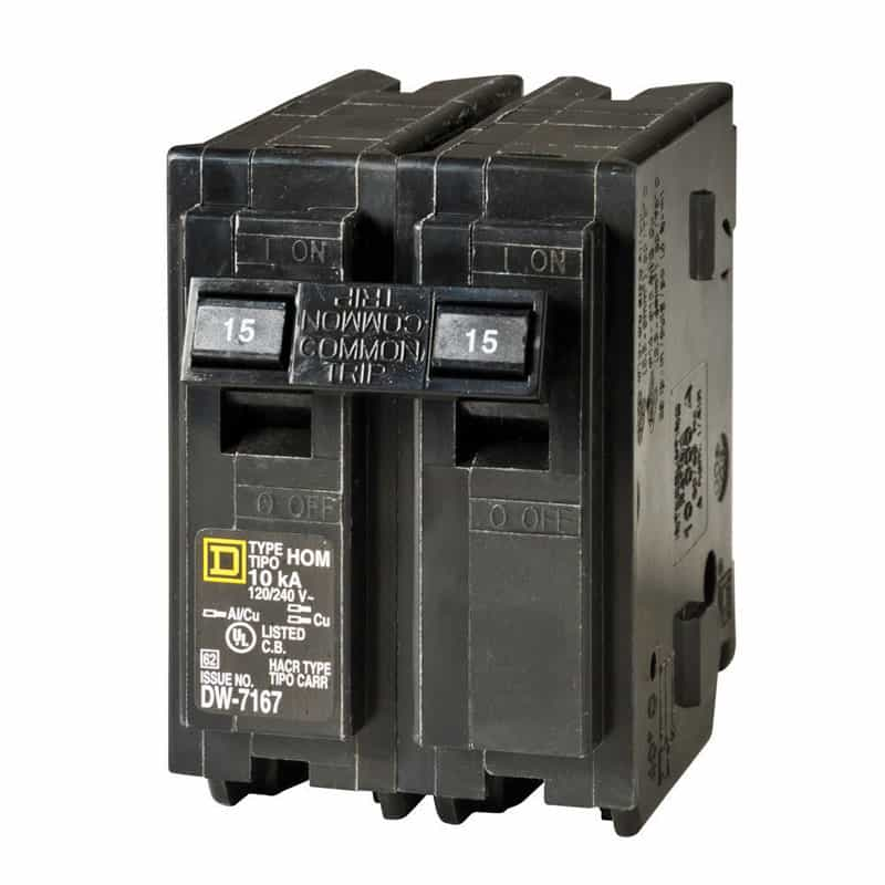 Square D HomeLine 15 amps Surge 2-Pole Circuit Breaker - Ace Hardware