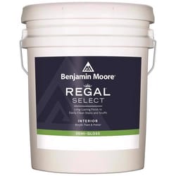 Benjamin Moore Regal Select Semi-Gloss Super White Water-Based Paint + Primer Interior 5 gal