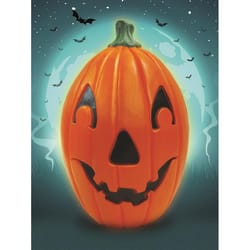 Union Products 22 in. Incandescent Prelit Blow Mold Pumpkin Yard Decor