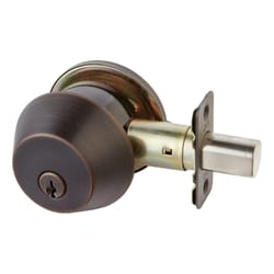 Ace Oil Rubbed Bronze Solid Bronze Alloy Single Cylinder Deadbolt