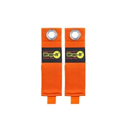 Wrap-It Heavy-Duty 2 in. W X 13 in. L Orange Storage Straps 50 lb 2 pk