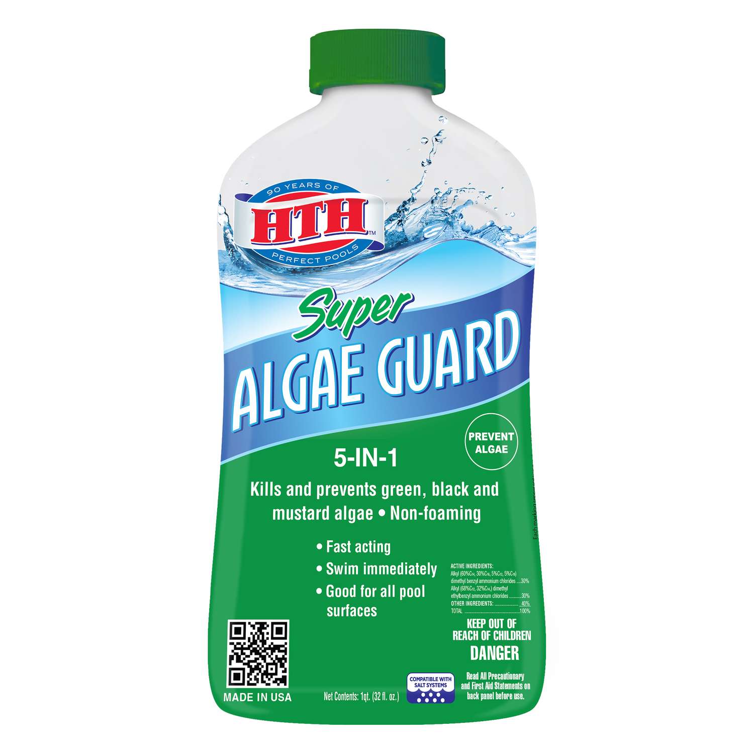 HTH Super Liquid Algae Guard 1 qt Ace Hardware