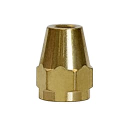 ATC 3/16 in. Flare Yellow Brass Nut
