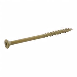 Grip-Rite PrimeGuard Plus No. 10 wire X 3-1/2 in. L Tan Star Flat Head Deck Screws 25 lb