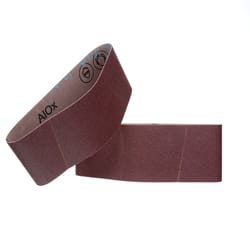 3M 18 in. L X 3 in. W Aluminum Oxide Sanding Belt 80 Grit Medium 2 pk
