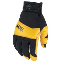 Ace Gloves Black/Yellow L