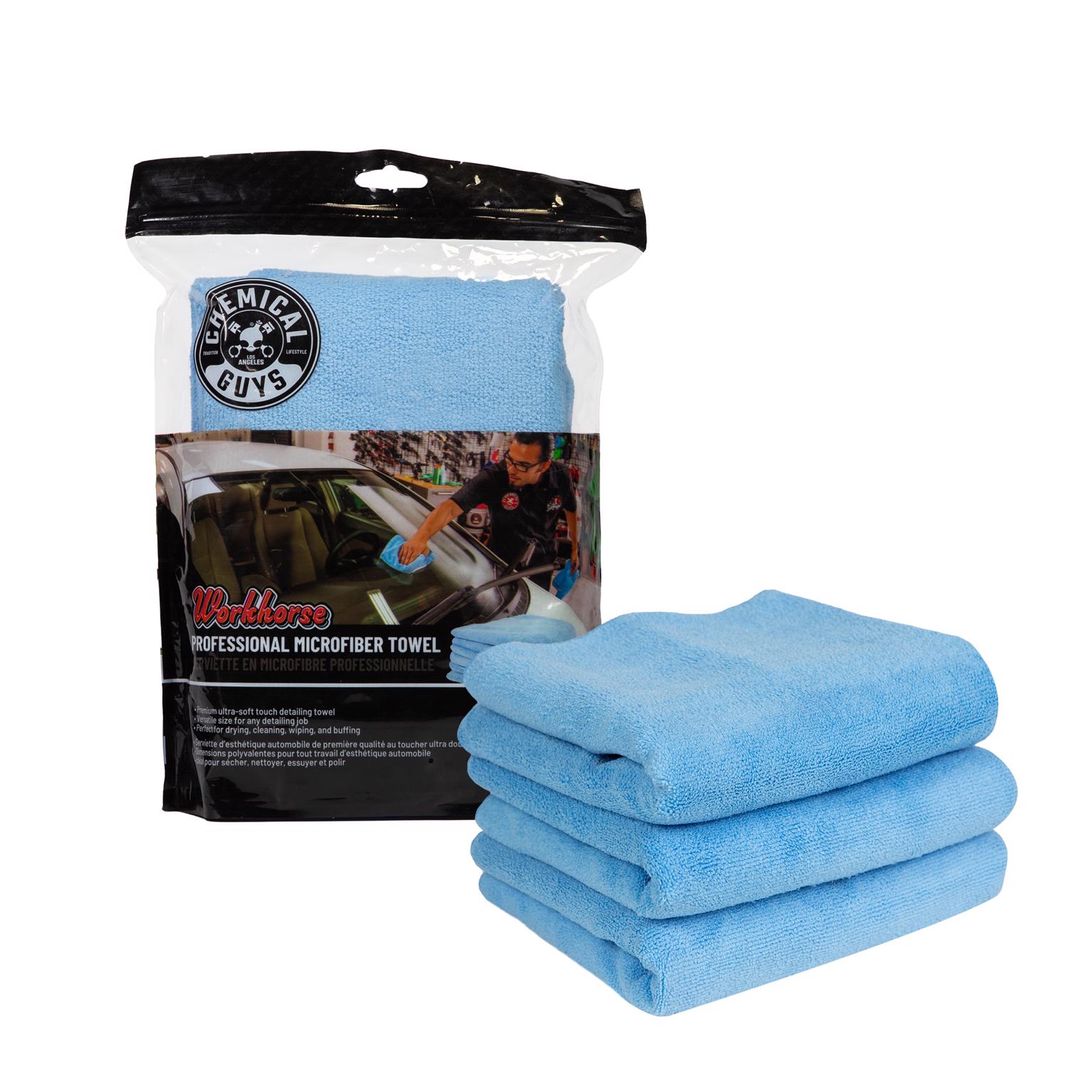 Chemical Guys 24 in. L X 16 in. W Microfiber Cleaning Towel 3 pk