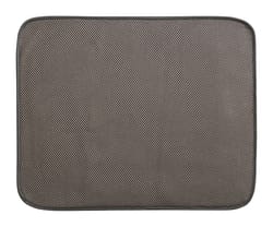 iDesign IDry 18 in. L X 16 in. W X 0.5 in. H Microfiber Drying Mat