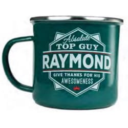 Top Guy Raymond 14 oz Multicolored Steel Enamel Coated Mug 1 pk