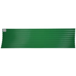 Tuftex SeaCoaster 26 in. W X 12 ft. L PVC Roof Panel Green