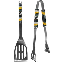 Siskiyou Sports NFL Stainless Steel Multicolored Grill Tool Set 2 pc