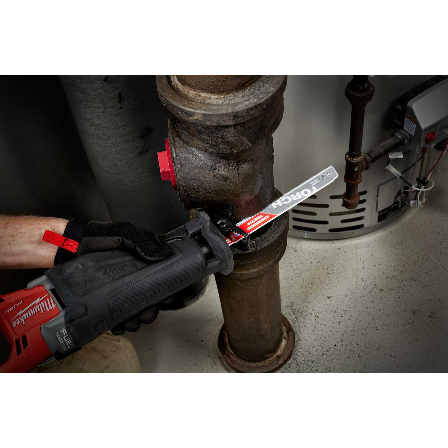 Milwaukee TORCH 9 in. Carbide Thick Metal Reciprocating Saw Blade 7 TPI