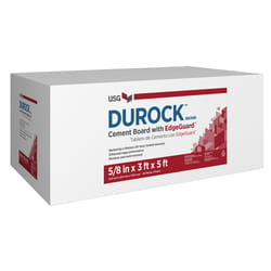 USG Durock 3 ft. W X 5 ft. L X 5/8 in. Cement Board with EdgeGuard