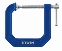 Irwin Quick-Grip 3 in. X 4-1/2 in. D Deep Throat C-Clamp 1 pc