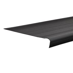 M-D BUILDING PRODUCTS 9.13 in. W X 24 in. L Black Vinyl Stair Tread